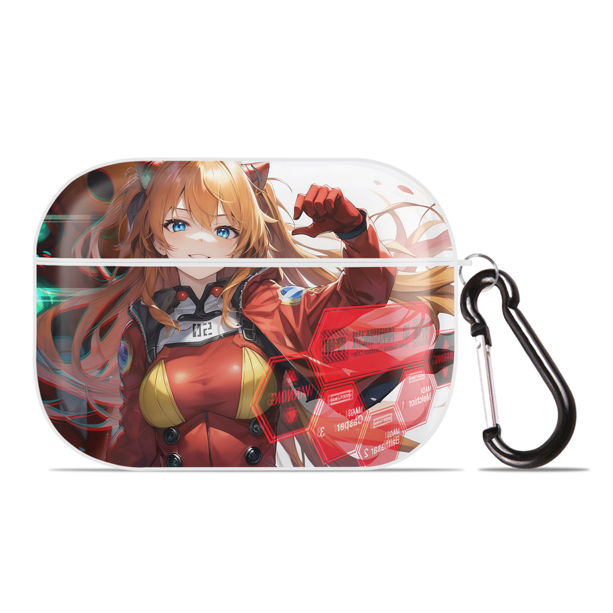 （画像用） EVA 新世紀エヴァンゲリオン 【AirPods Pro用】ハードシェル保護ケース 耐衝撃・防指紋・カラビナ付き商品仕様