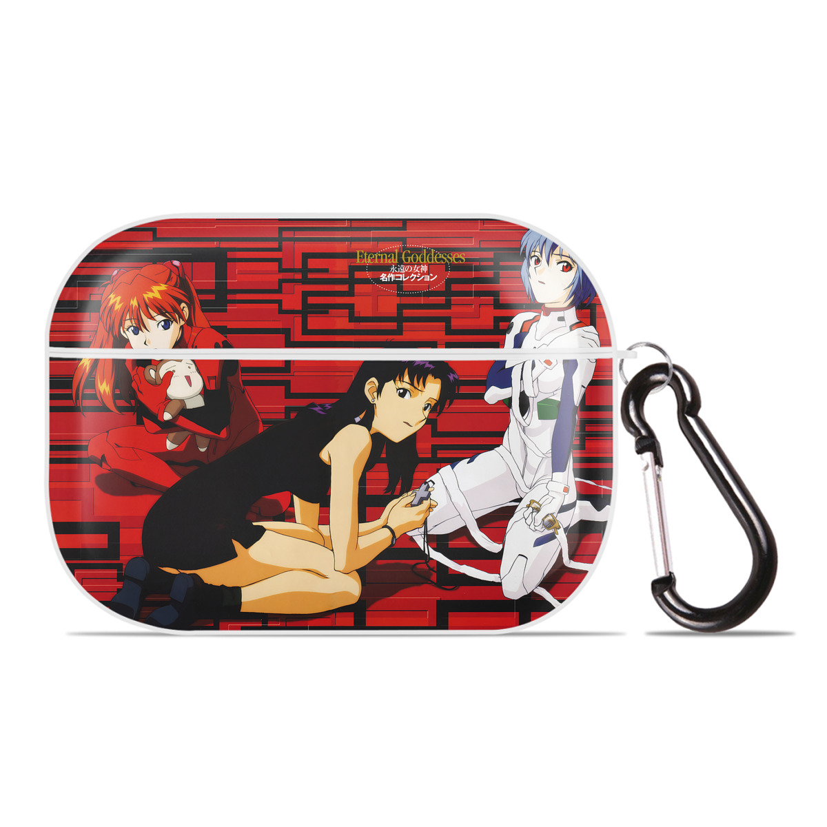 （画像用） EVA 新世紀エヴァンゲリオン 【AirPods Pro用】ハードシェル保護ケース 耐衝撃・防指紋・カラビナ付き商品仕様