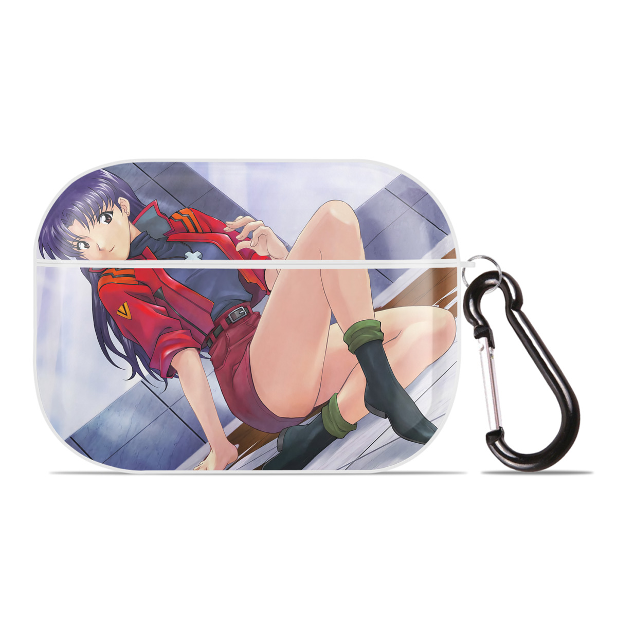 （画像用） EVA 新世紀エヴァンゲリオン 【AirPods Pro用】ハードシェル保護ケース 耐衝撃・防指紋・カラビナ付き商品仕様
