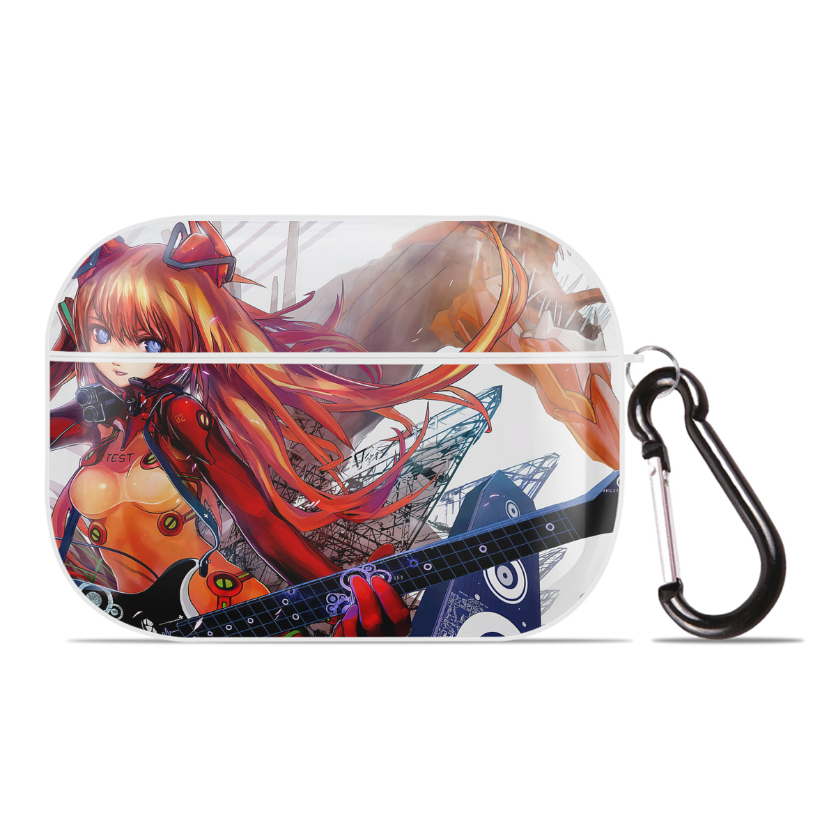 （画像用） EVA 新世紀エヴァンゲリオン 【AirPods Pro用】ハードシェル保護ケース 耐衝撃・防指紋・カラビナ付き商品仕様