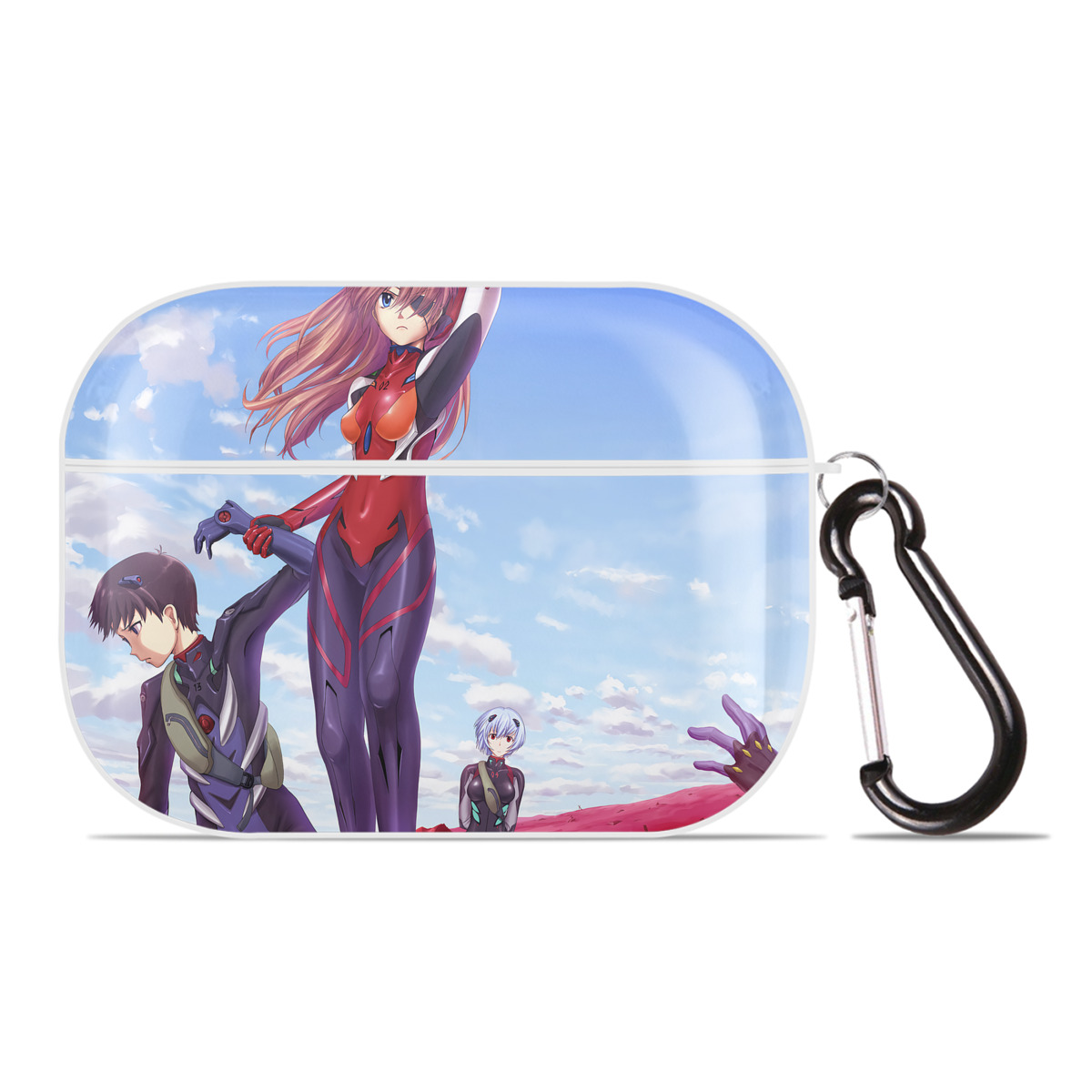 （画像用） EVA 新世紀エヴァンゲリオン 【AirPods Pro用】ハードシェル保護ケース 耐衝撃・防指紋・カラビナ付き商品仕様