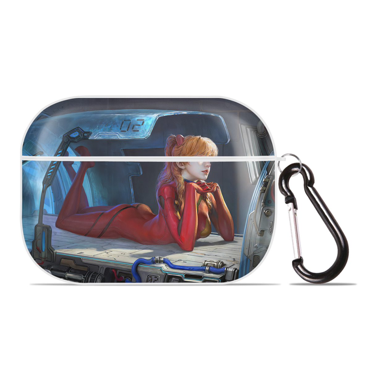 （画像用） EVA 新世紀エヴァンゲリオン 【AirPods Pro用】ハードシェル保護ケース 耐衝撃・防指紋・カラビナ付き商品仕様