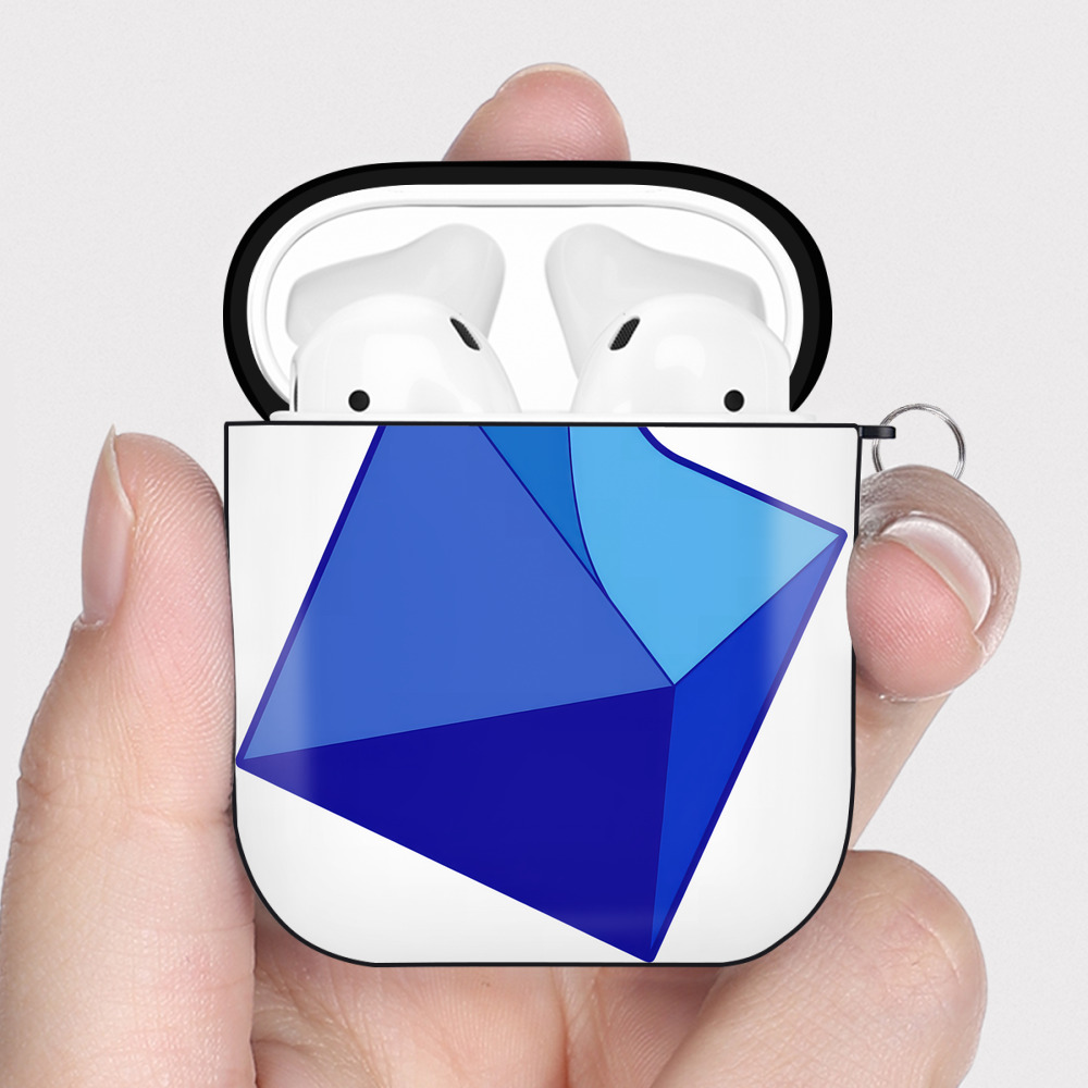 （画像用） EVA 新世紀エヴァンゲリオン AirPods 第2世代保護ケース ハードシェル ブラック 耐衝撃・防指紋・カラビナ付き