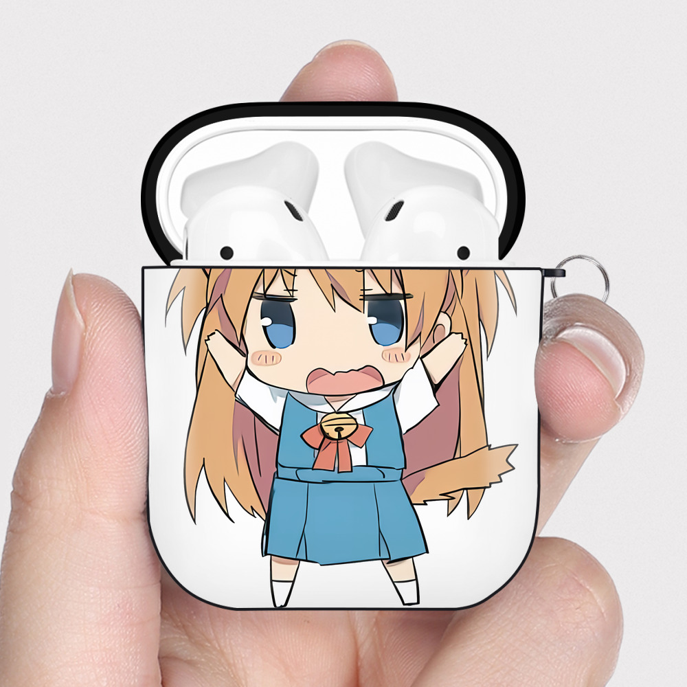 （画像用） EVA 新世紀エヴァンゲリオン AirPods 第2世代保護ケース ハードシェル ブラック 耐衝撃・防指紋・カラビナ付き