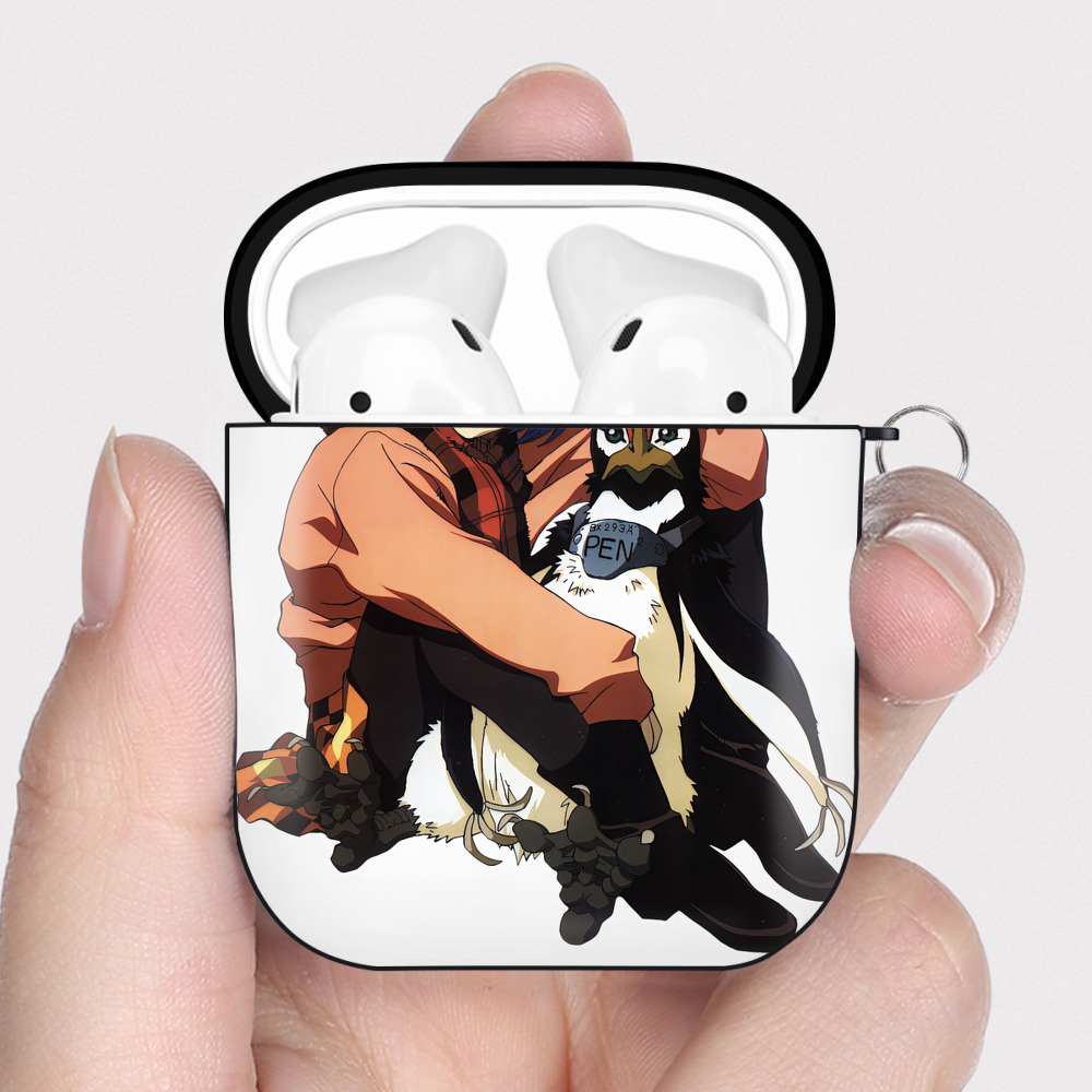 （画像用） EVA 新世紀エヴァンゲリオン AirPods 第2世代保護ケース ハードシェル ブラック 耐衝撃・防指紋・カラビナ付き