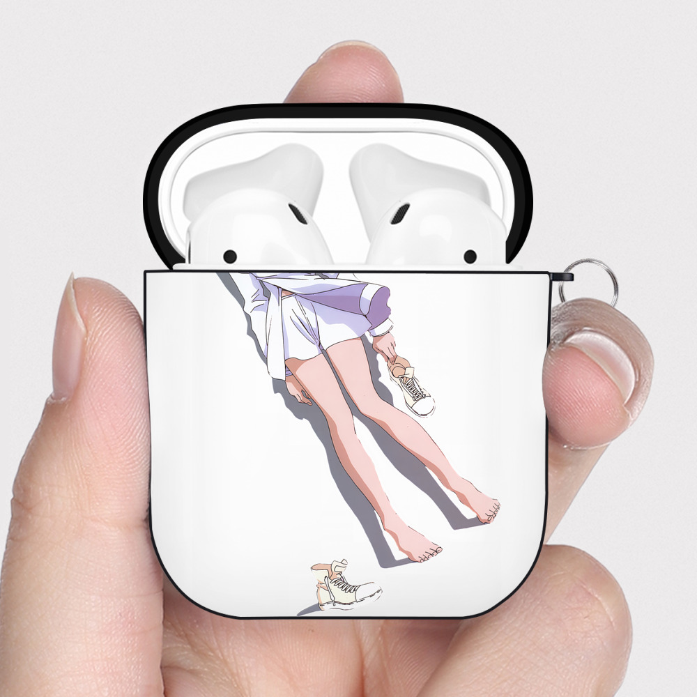 （画像用） EVA 新世紀エヴァンゲリオン AirPods 第2世代保護ケース ハードシェル ブラック 耐衝撃・防指紋・カラビナ付き