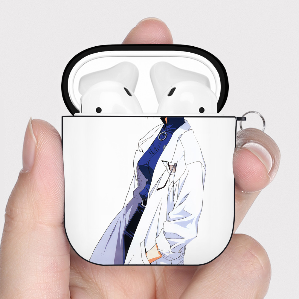 （画像用） EVA 新世紀エヴァンゲリオン AirPods 第2世代保護ケース ハードシェル ブラック 耐衝撃・防指紋・カラビナ付き