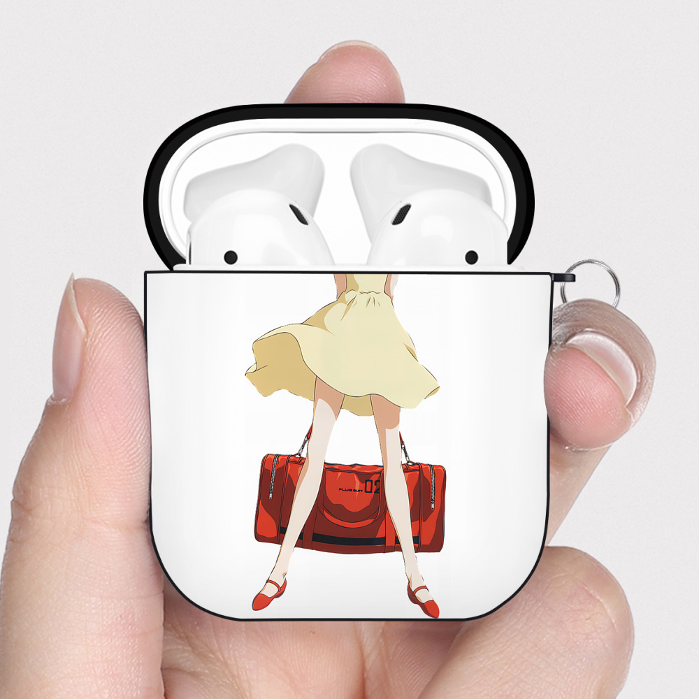 （画像用） EVA 新世紀エヴァンゲリオン AirPods 第2世代保護ケース ハードシェル ブラック 耐衝撃・防指紋・カラビナ付き