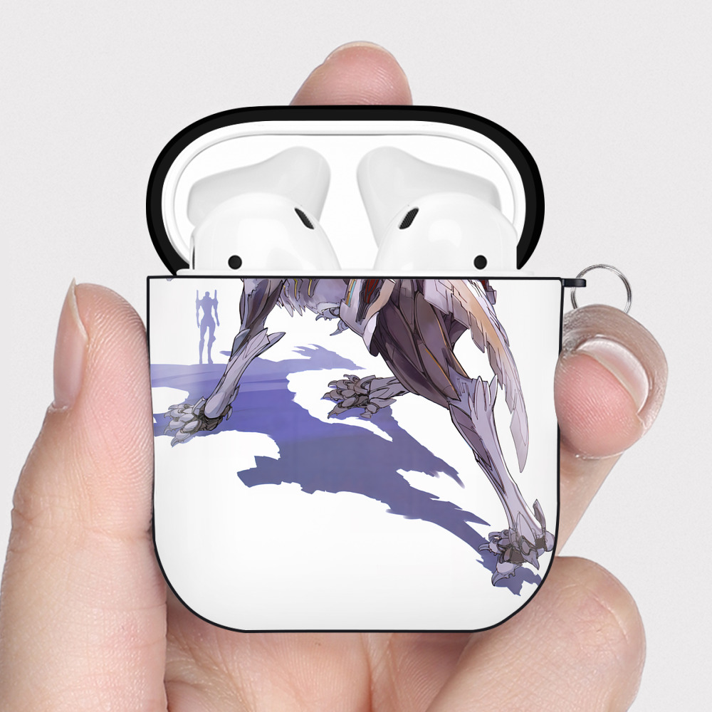 （画像用） EVA 新世紀エヴァンゲリオン AirPods 第2世代保護ケース ハードシェル ブラック 耐衝撃・防指紋・カラビナ付き