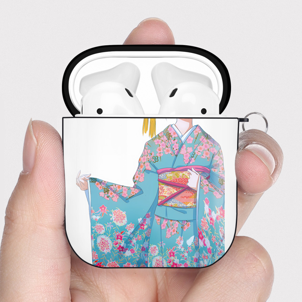 （画像用） EVA 新世紀エヴァンゲリオン AirPods 第2世代保護ケース ハードシェル ブラック 耐衝撃・防指紋・カラビナ付き