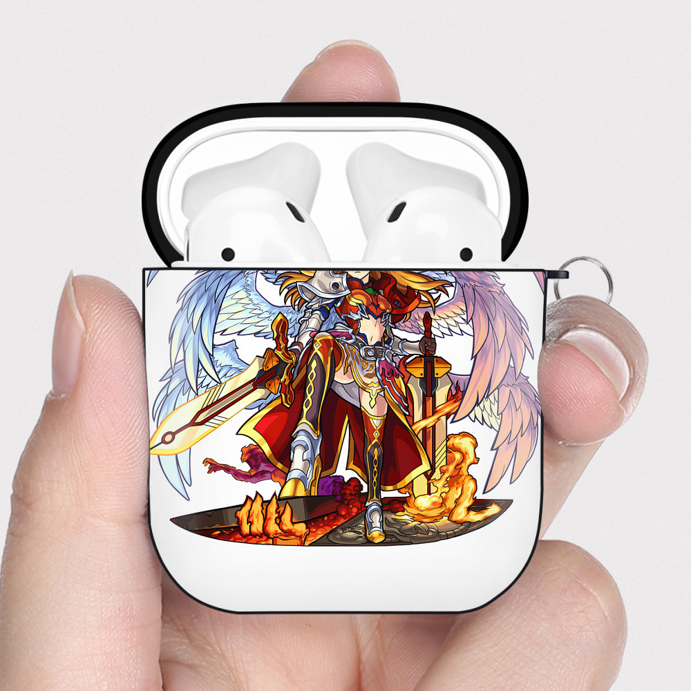 （画像用） EVA 新世紀エヴァンゲリオン AirPods 第2世代保護ケース ハードシェル ブラック 耐衝撃・防指紋・カラビナ付き