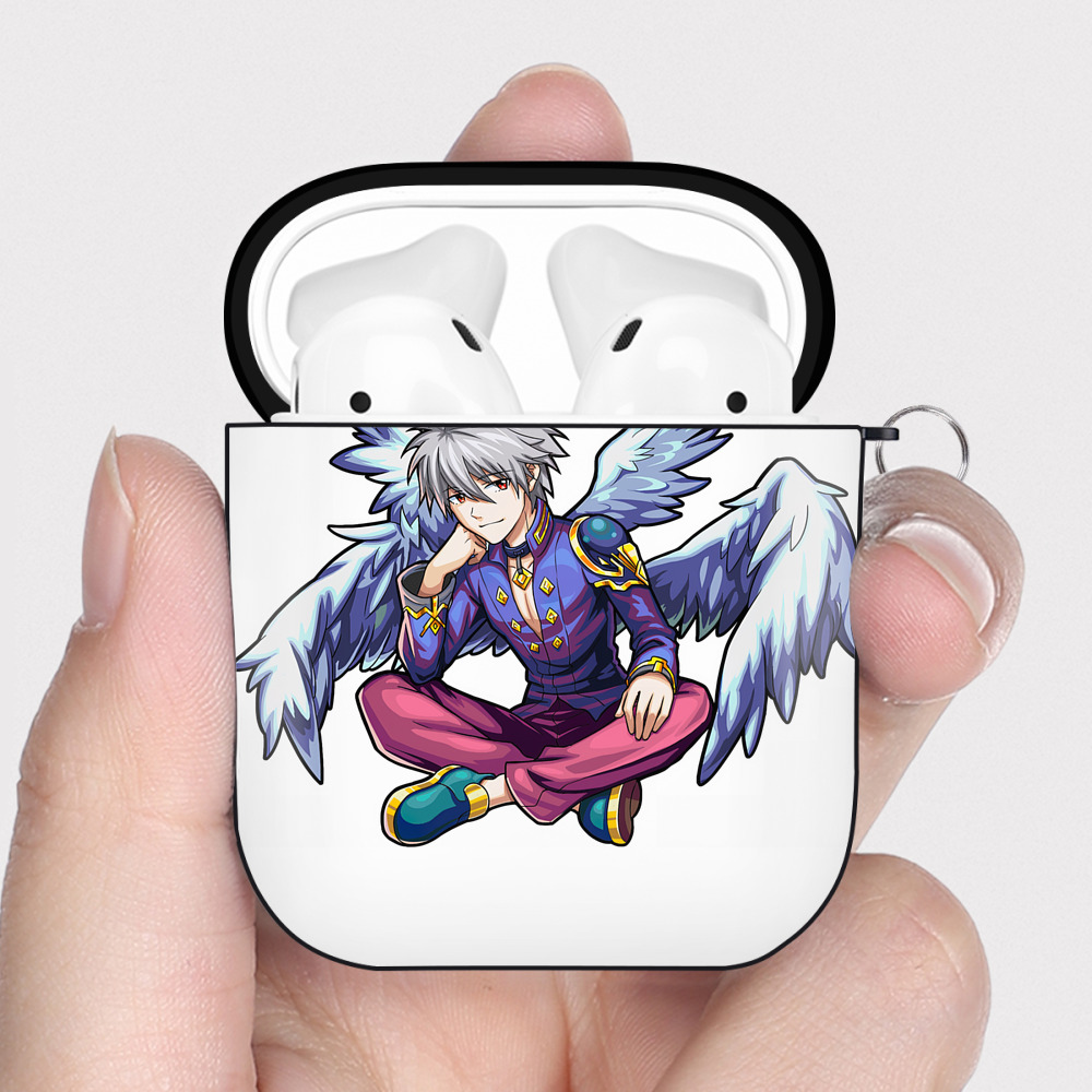 （画像用） EVA 新世紀エヴァンゲリオン AirPods 第2世代保護ケース ハードシェル ブラック 耐衝撃・防指紋・カラビナ付き