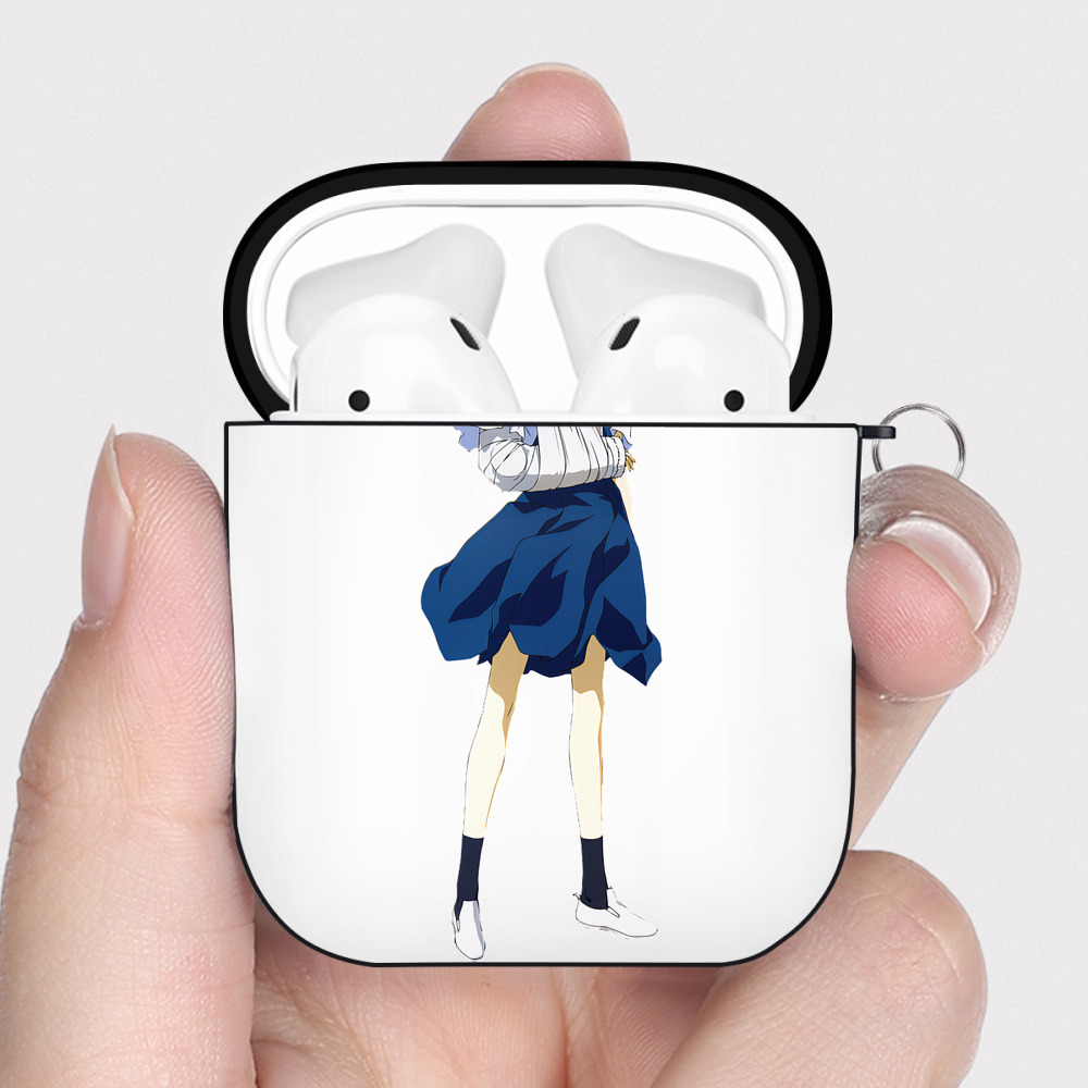 （画像用） EVA 新世紀エヴァンゲリオン AirPods 第2世代保護ケース ハードシェル ブラック 耐衝撃・防指紋・カラビナ付き