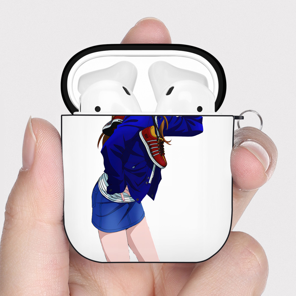 （画像用） EVA 新世紀エヴァンゲリオン AirPods 第2世代保護ケース ハードシェル ブラック 耐衝撃・防指紋・カラビナ付き
