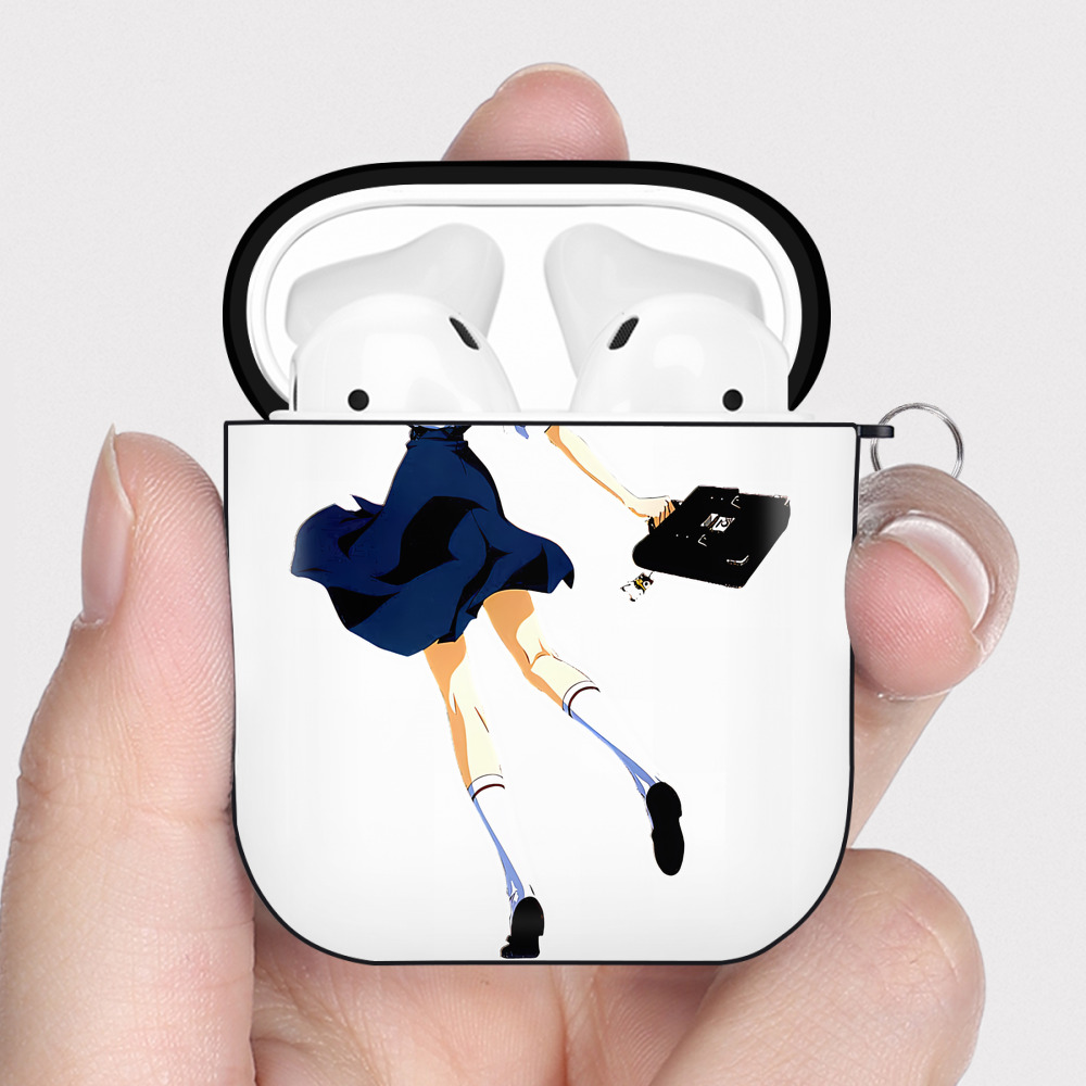 （画像用） EVA 新世紀エヴァンゲリオン AirPods 第2世代保護ケース ハードシェル ブラック 耐衝撃・防指紋・カラビナ付き