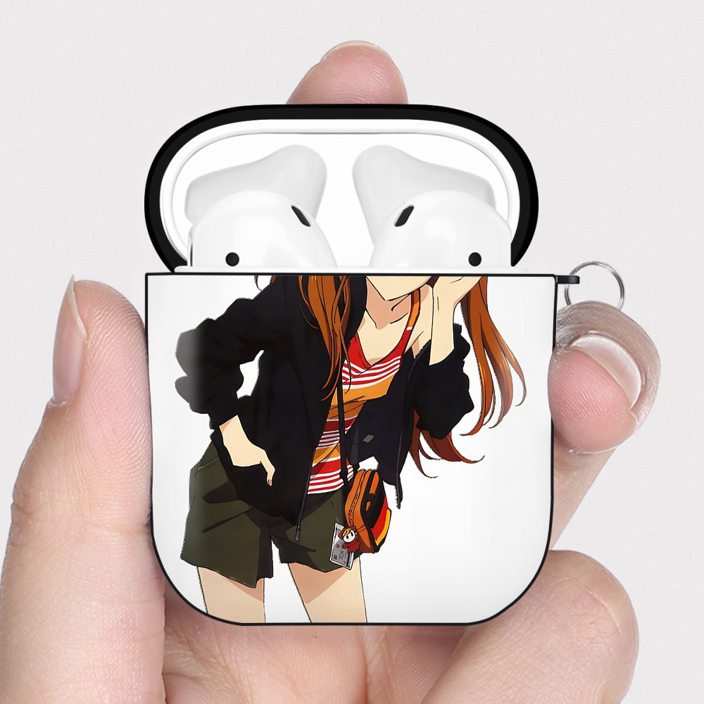 （画像用） EVA 新世紀エヴァンゲリオン AirPods 第2世代保護ケース ハードシェル ブラック 耐衝撃・防指紋・カラビナ付き
