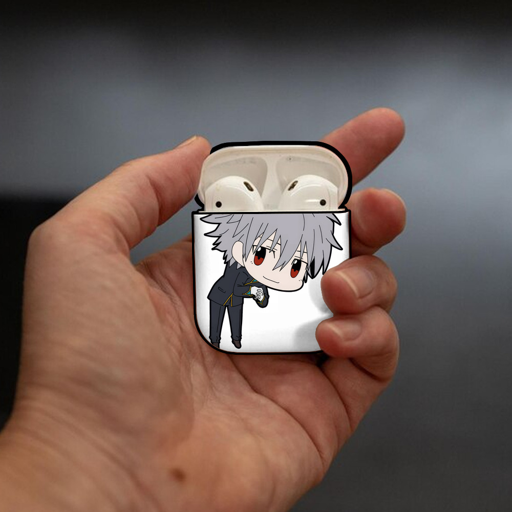 EVA 新世紀エヴァンゲリオン AirPods 第2世代保護ケース ハードシェル ブラック 耐衝撃・防指紋・カラビナ付き