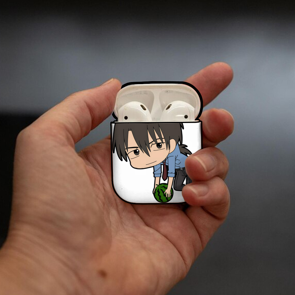 EVA 新世紀エヴァンゲリオン AirPods 第2世代保護ケース ハードシェル ブラック 耐衝撃・防指紋・カラビナ付き