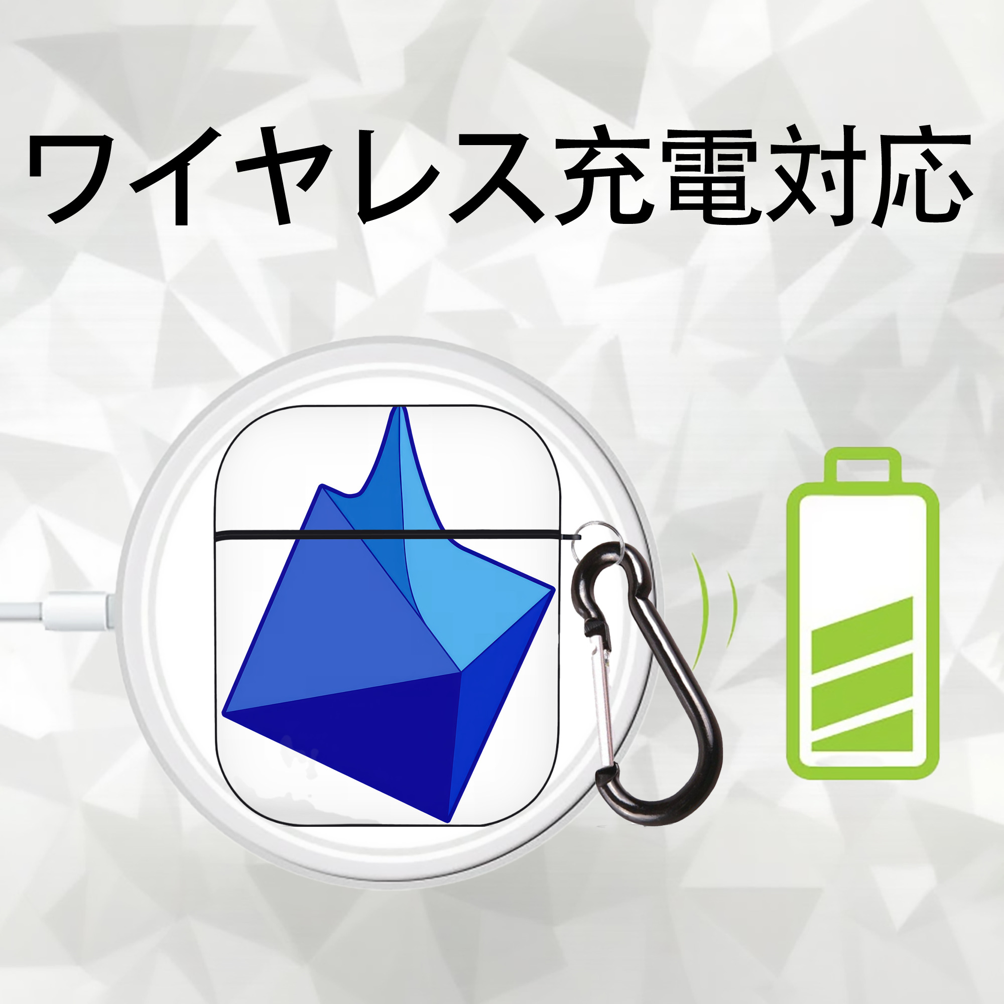 EVA 新世紀エヴァンゲリオン AirPods 第2世代保護ケース ハードシェル ブラック 耐衝撃・防指紋・カラビナ付き