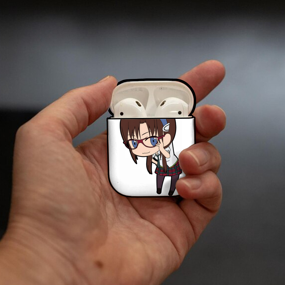 EVA 新世紀エヴァンゲリオン AirPods 第2世代保護ケース ハードシェル ブラック 耐衝撃・防指紋・カラビナ付き