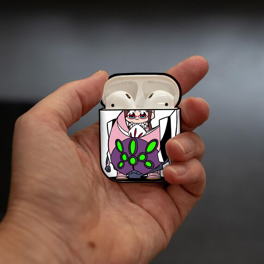 EVA 新世紀エヴァンゲリオン AirPods 第2世代保護ケース ハードシェル ブラック 耐衝撃・防指紋・カラビナ付き