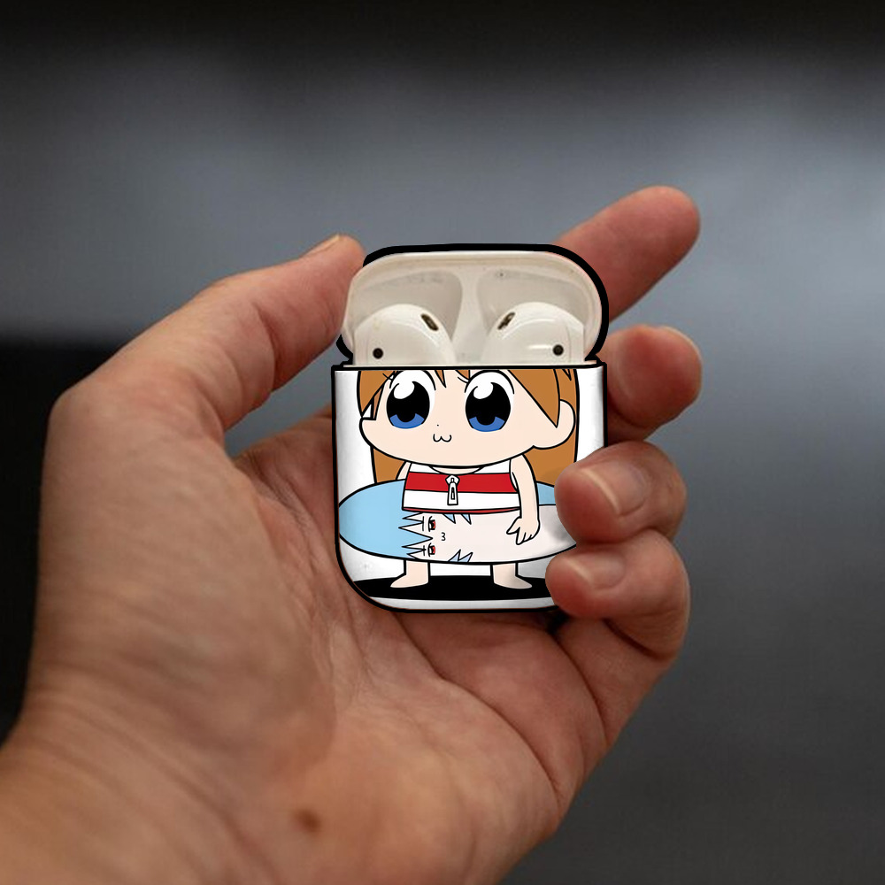EVA 新世紀エヴァンゲリオン AirPods 第2世代保護ケース ハードシェル ブラック 耐衝撃・防指紋・カラビナ付き