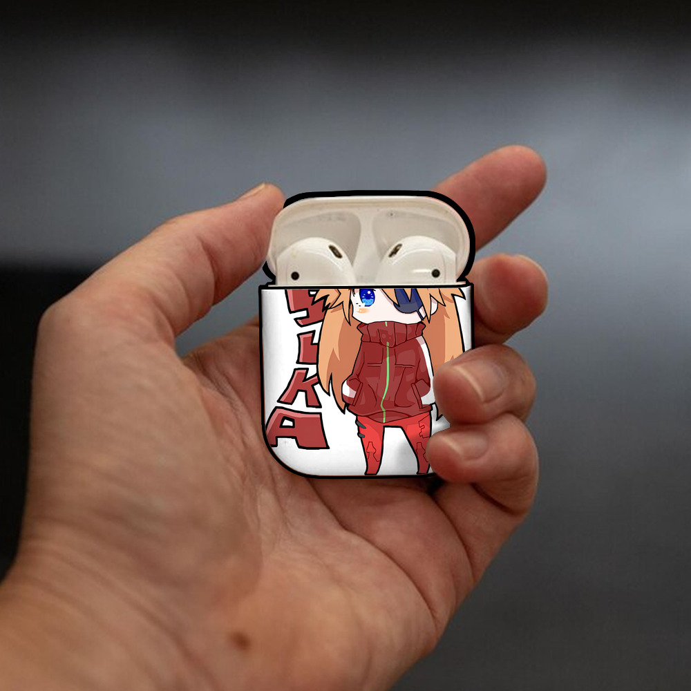 EVA 新世紀エヴァンゲリオン AirPods 第2世代保護ケース ハードシェル ブラック 耐衝撃・防指紋・カラビナ付き