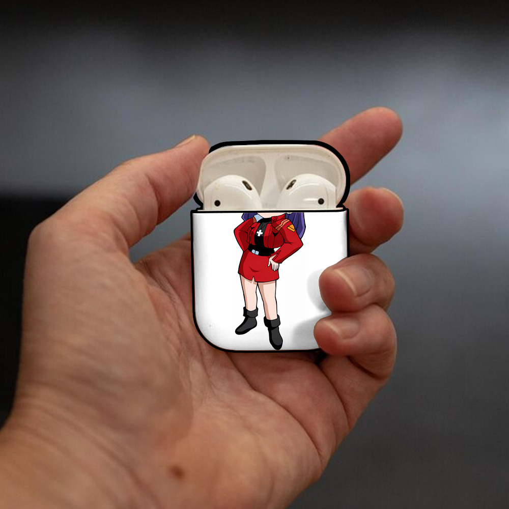 EVA 新世紀エヴァンゲリオン AirPods 第2世代保護ケース ハードシェル ブラック 耐衝撃・防指紋・カラビナ付き