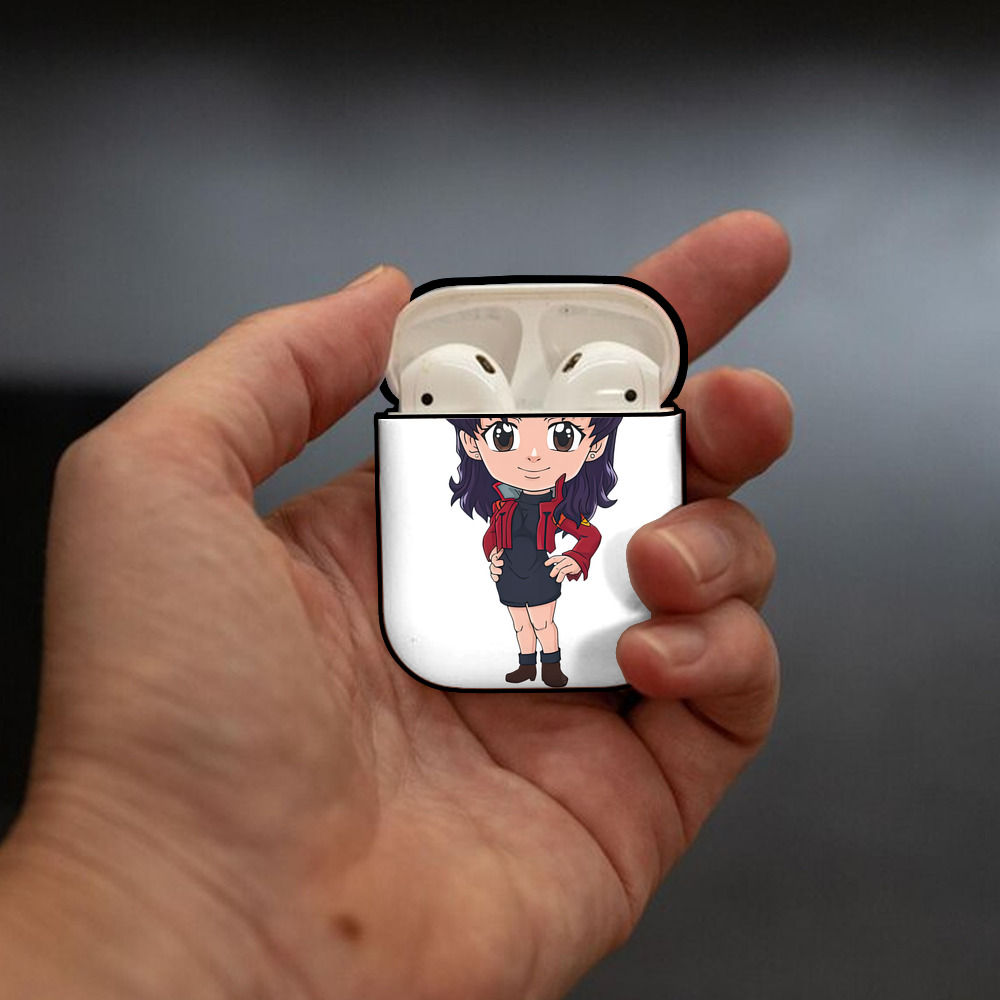 EVA 新世紀エヴァンゲリオン AirPods 第2世代保護ケース ハードシェル ブラック 耐衝撃・防指紋・カラビナ付き