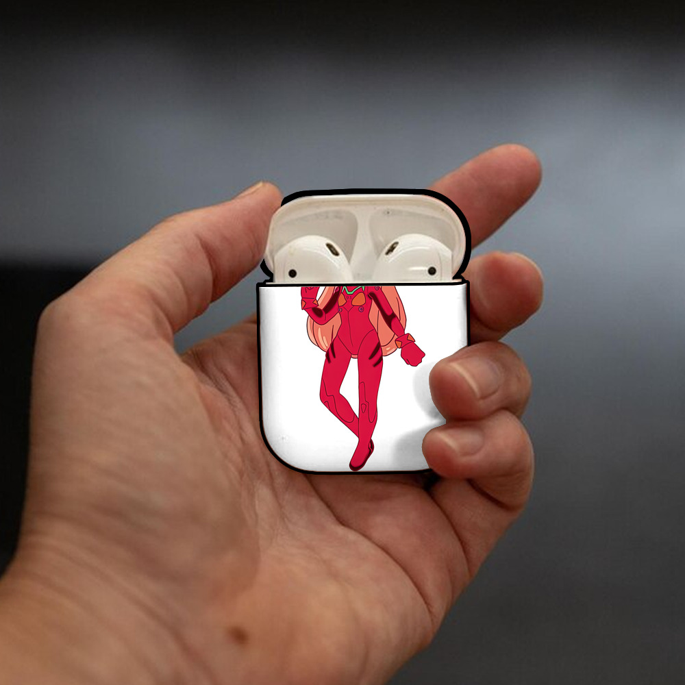EVA 新世紀エヴァンゲリオン AirPods 第2世代保護ケース ハードシェル ブラック 耐衝撃・防指紋・カラビナ付き