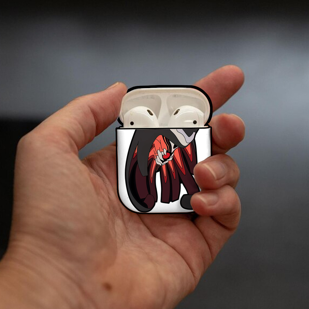 EVA 新世紀エヴァンゲリオン AirPods 第2世代保護ケース ハードシェル ブラック 耐衝撃・防指紋・カラビナ付き