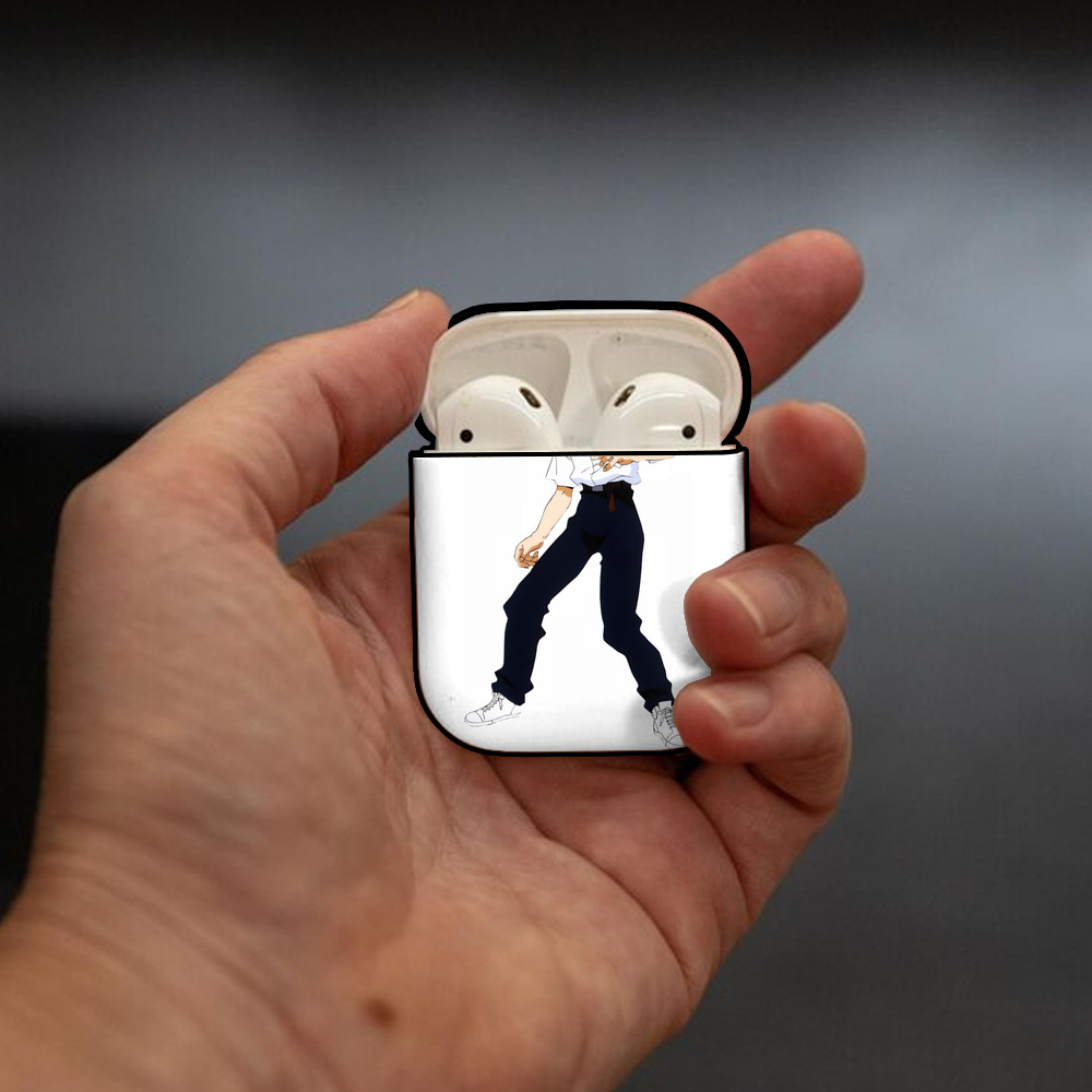EVA 新世紀エヴァンゲリオン AirPods 第2世代保護ケース ハードシェル ブラック 耐衝撃・防指紋・カラビナ付き
