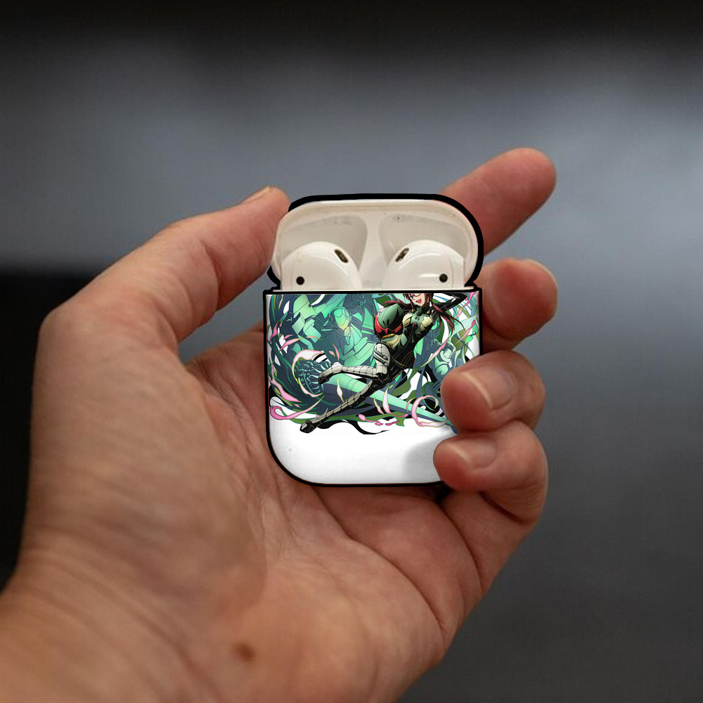 EVA 新世紀エヴァンゲリオン AirPods 第2世代保護ケース ハードシェル ブラック 耐衝撃・防指紋・カラビナ付き