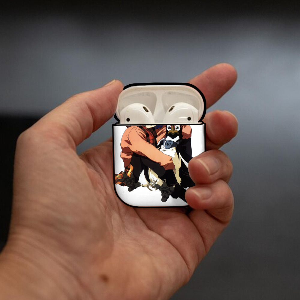 EVA 新世紀エヴァンゲリオン AirPods 第2世代保護ケース ハードシェル ブラック 耐衝撃・防指紋・カラビナ付き