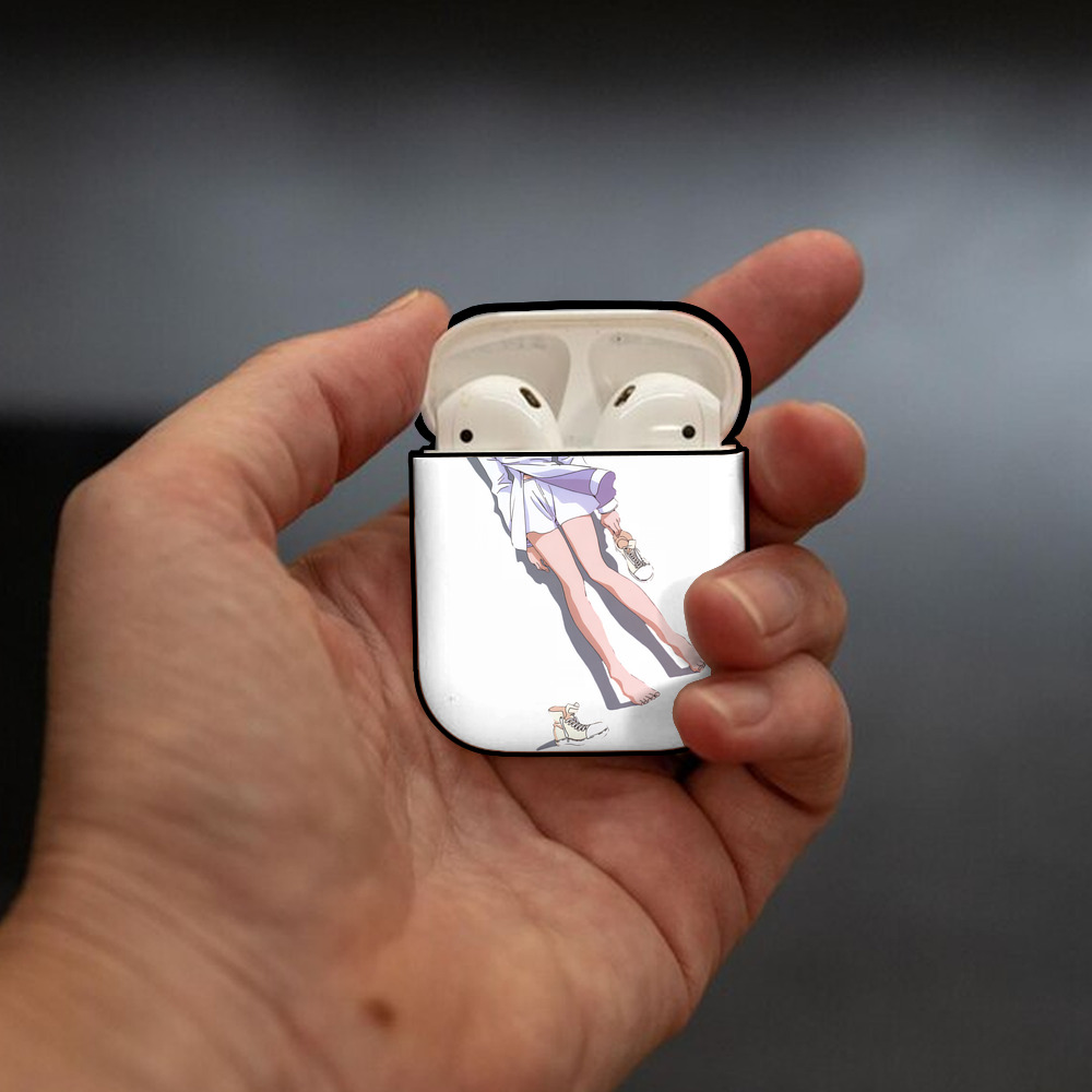 EVA 新世紀エヴァンゲリオン AirPods 第2世代保護ケース ハードシェル ブラック 耐衝撃・防指紋・カラビナ付き
