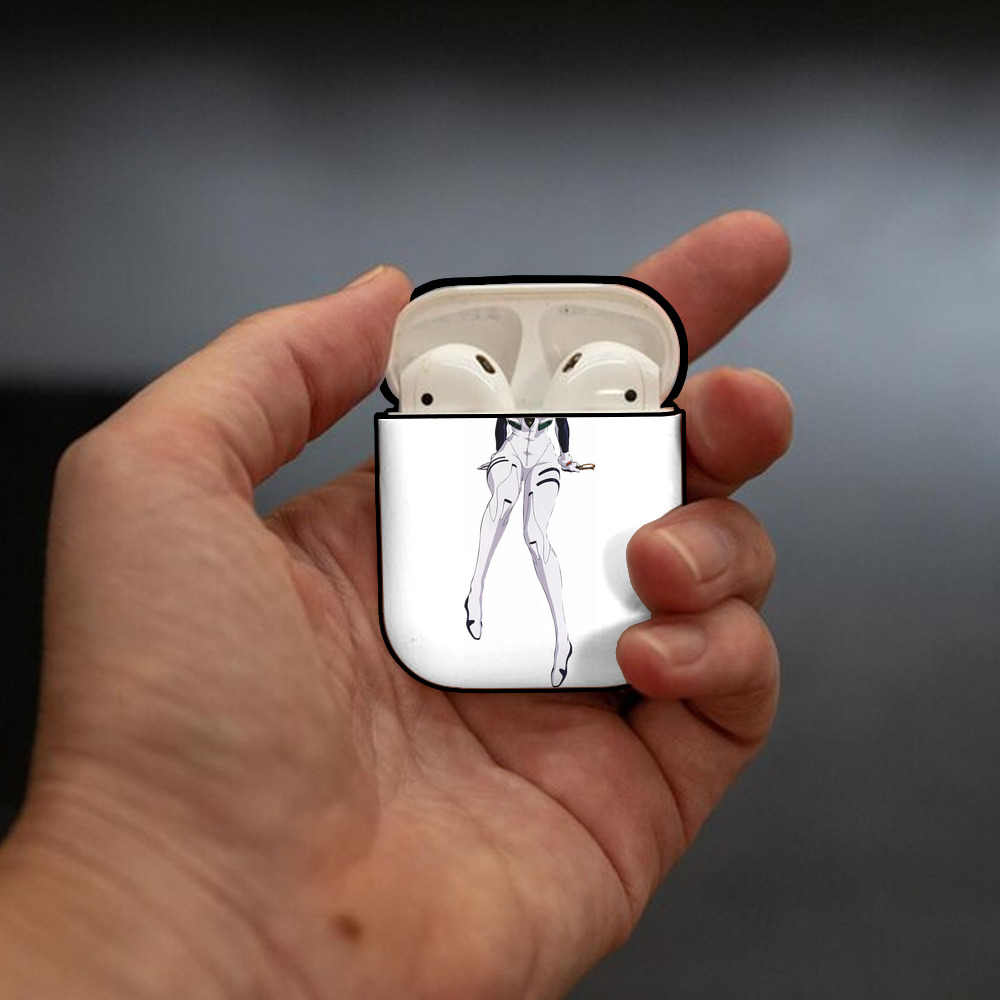 EVA 新世紀エヴァンゲリオン AirPods 第2世代保護ケース ハードシェル ブラック 耐衝撃・防指紋・カラビナ付き