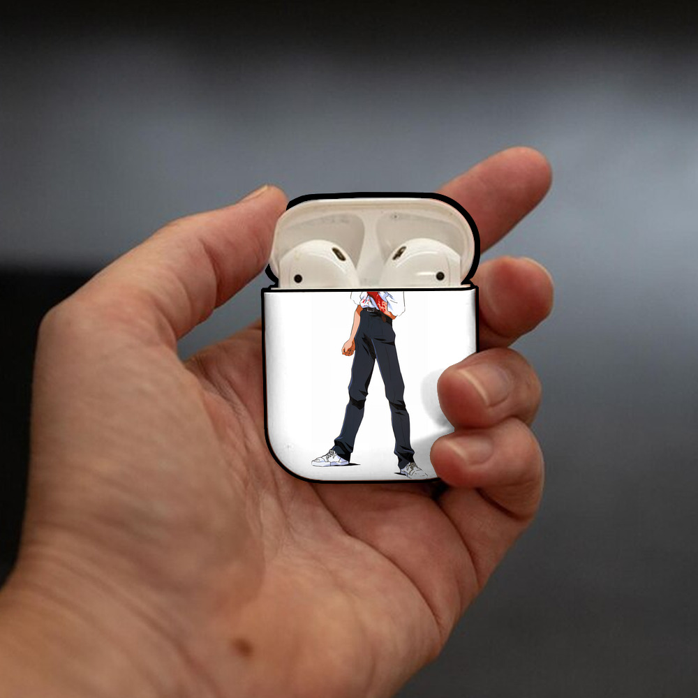 EVA 新世紀エヴァンゲリオン AirPods 第2世代保護ケース ハードシェル ブラック 耐衝撃・防指紋・カラビナ付き