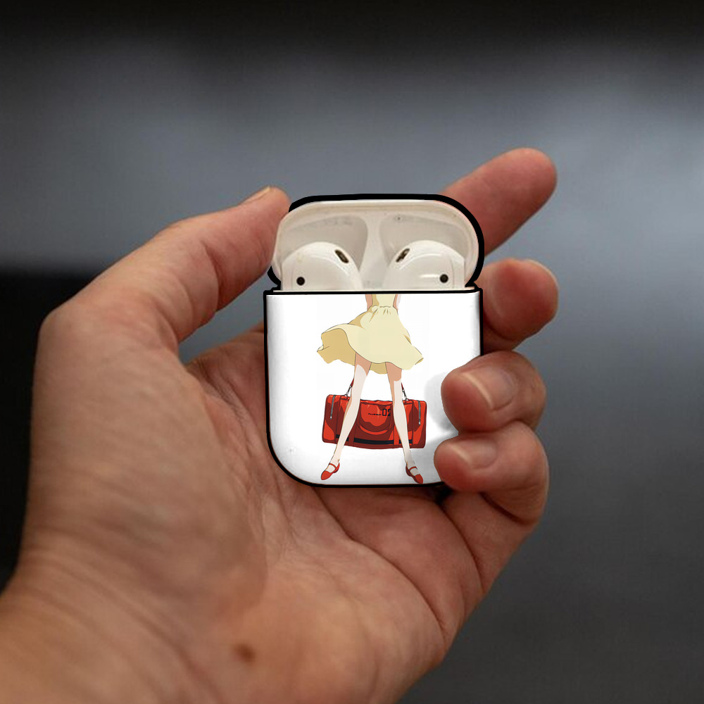 EVA 新世紀エヴァンゲリオン AirPods 第2世代保護ケース ハードシェル ブラック 耐衝撃・防指紋・カラビナ付き