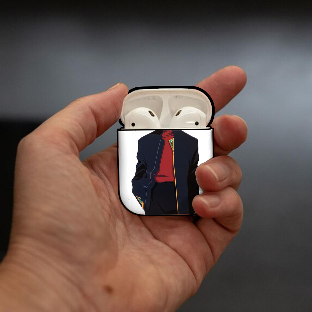 EVA 新世紀エヴァンゲリオン AirPods 第2世代保護ケース ハードシェル ブラック 耐衝撃・防指紋・カラビナ付き