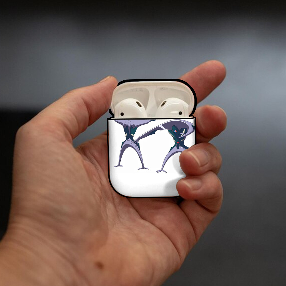 EVA 新世紀エヴァンゲリオン AirPods 第2世代保護ケース ハードシェル ブラック 耐衝撃・防指紋・カラビナ付き