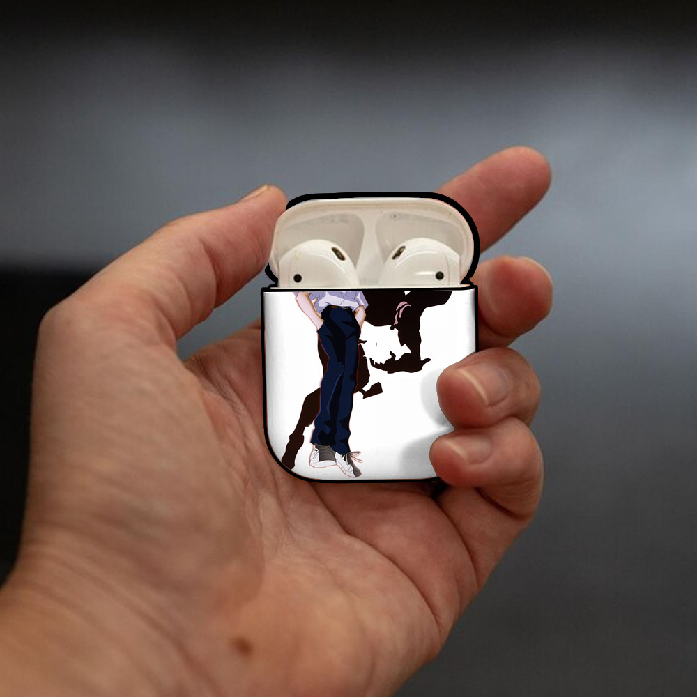 EVA 新世紀エヴァンゲリオン AirPods 第2世代保護ケース ハードシェル ブラック 耐衝撃・防指紋・カラビナ付き