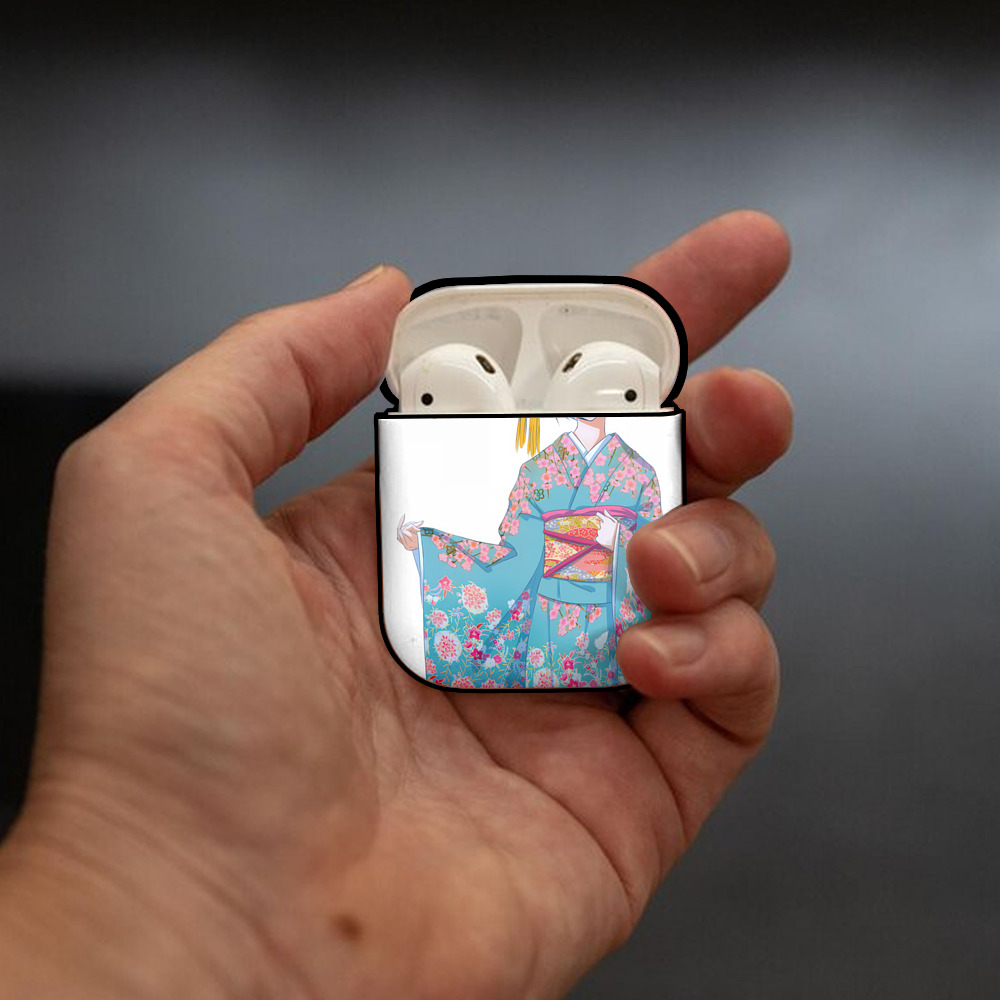 EVA 新世紀エヴァンゲリオン AirPods 第2世代保護ケース ハードシェル ブラック 耐衝撃・防指紋・カラビナ付き