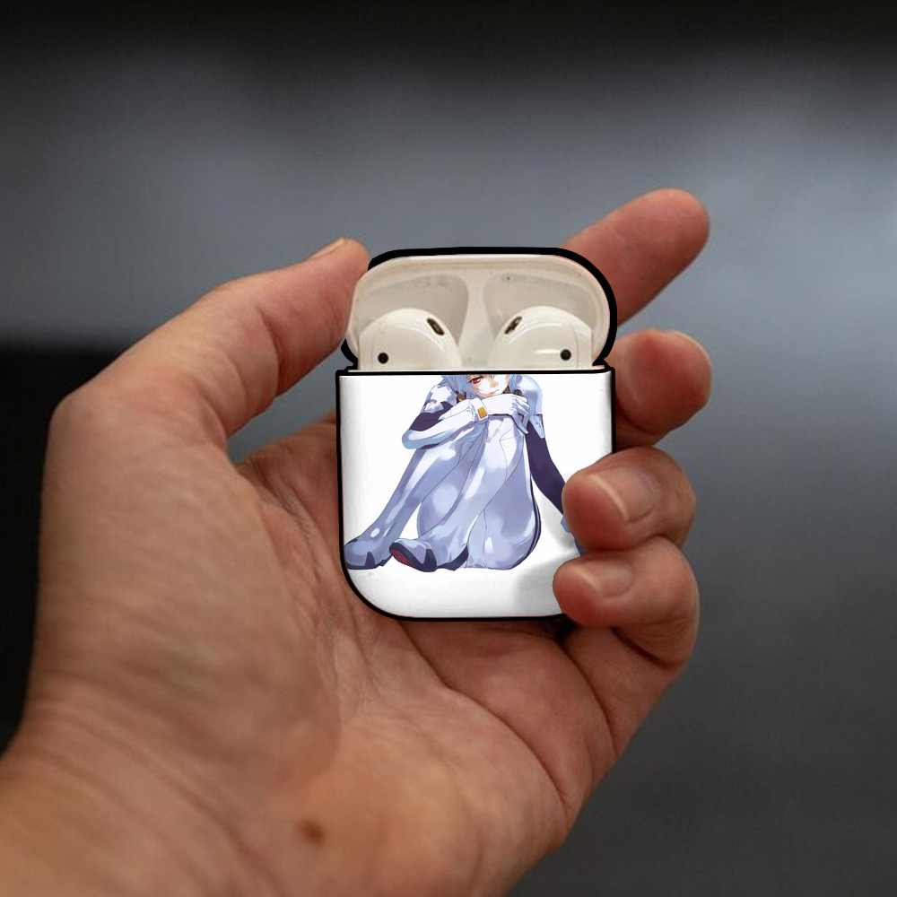 EVA 新世紀エヴァンゲリオン AirPods 第2世代保護ケース ハードシェル ブラック 耐衝撃・防指紋・カラビナ付き