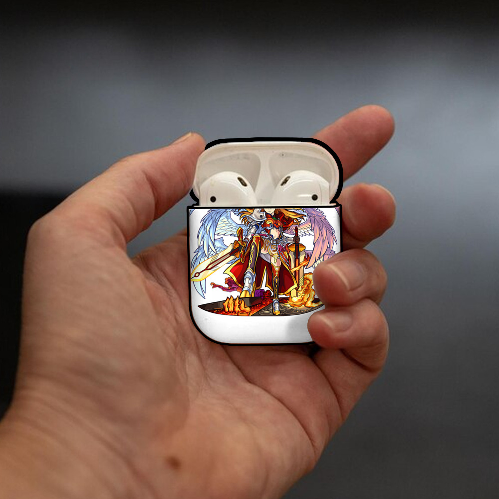 EVA 新世紀エヴァンゲリオン AirPods 第2世代保護ケース ハードシェル ブラック 耐衝撃・防指紋・カラビナ付き