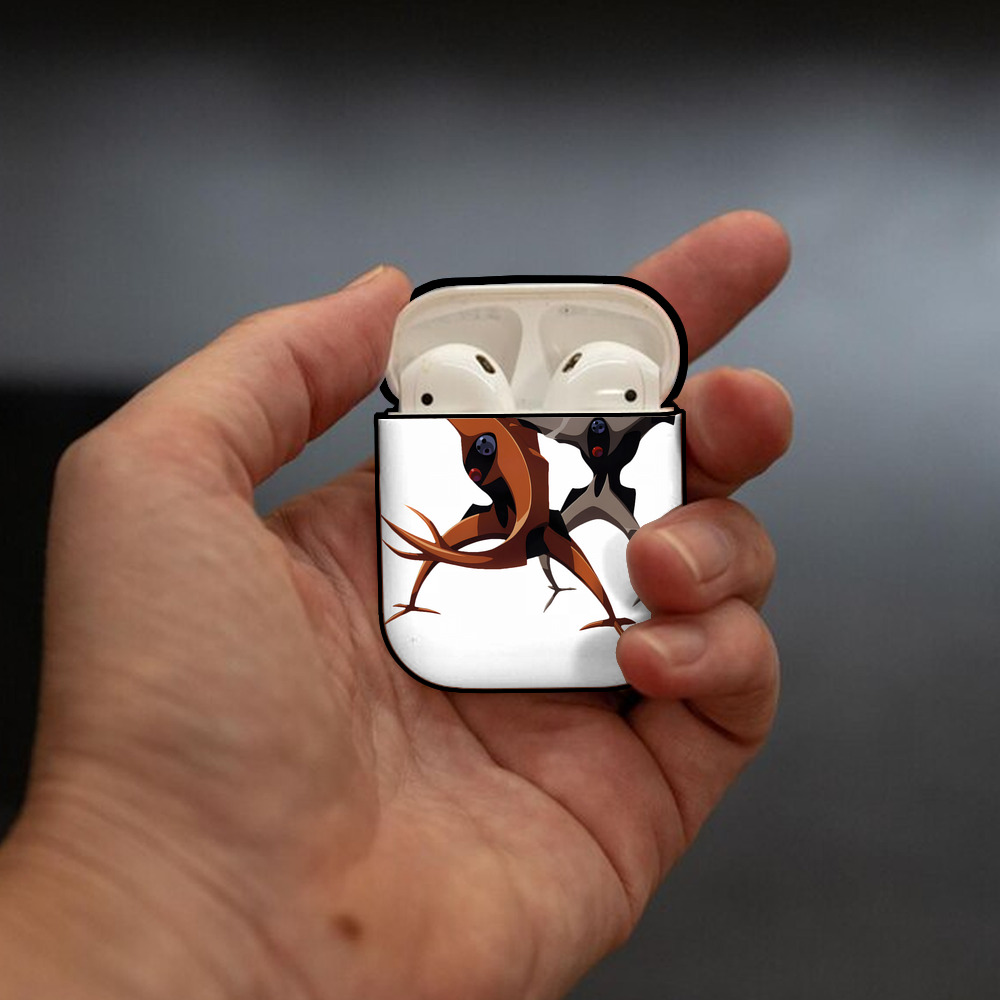 EVA 新世紀エヴァンゲリオン AirPods 第2世代保護ケース ハードシェル ブラック 耐衝撃・防指紋・カラビナ付き