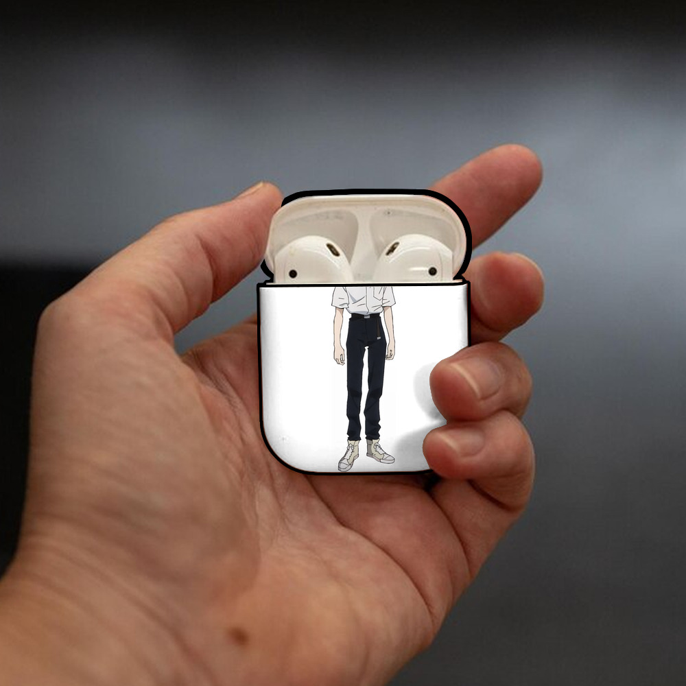 EVA 新世紀エヴァンゲリオン AirPods 第2世代保護ケース ハードシェル ブラック 耐衝撃・防指紋・カラビナ付き