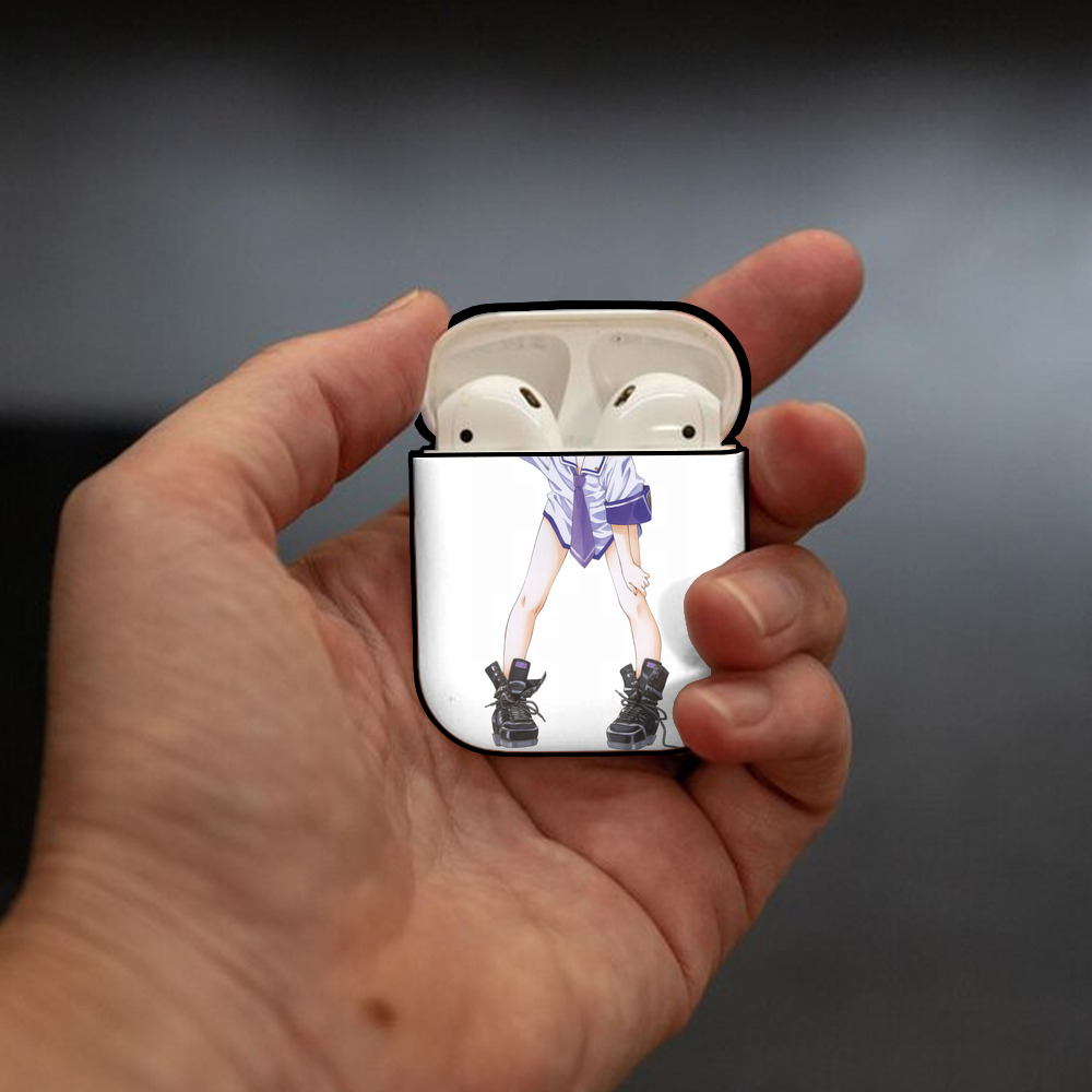 EVA 新世紀エヴァンゲリオン AirPods 第2世代保護ケース ハードシェル ブラック 耐衝撃・防指紋・カラビナ付き