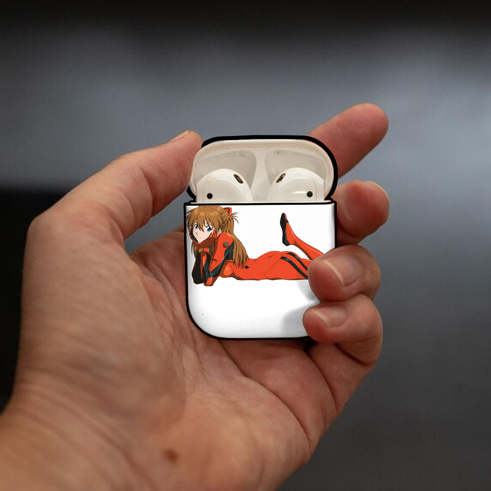 EVA 新世紀エヴァンゲリオン AirPods 第2世代保護ケース ハードシェル ブラック 耐衝撃・防指紋・カラビナ付き