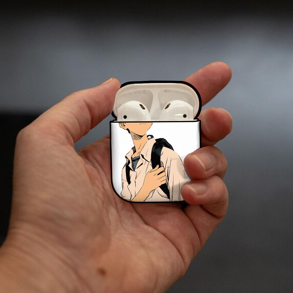 EVA 新世紀エヴァンゲリオン AirPods 第2世代保護ケース ハードシェル ブラック 耐衝撃・防指紋・カラビナ付き