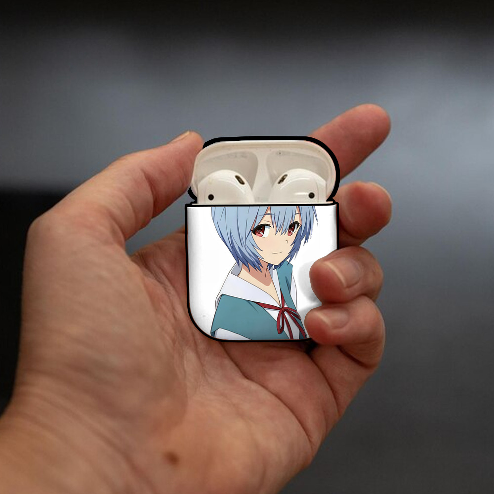EVA 新世紀エヴァンゲリオン AirPods 第2世代保護ケース ハードシェル ブラック 耐衝撃・防指紋・カラビナ付き